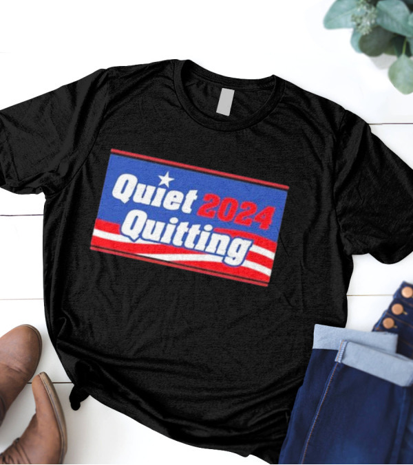 Quiet Quitting 2024 Star Stripes T-Shirt