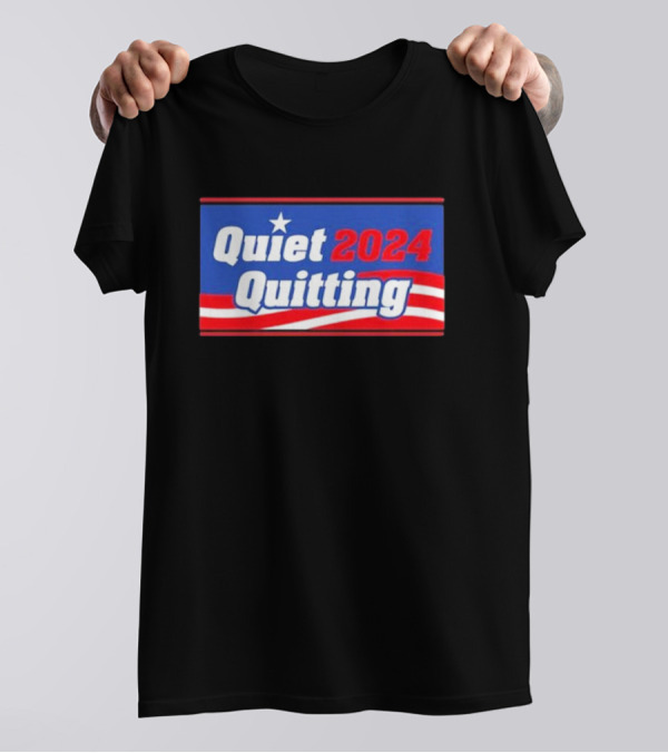 Quiet Quitting 2024 Star Stripes T-Shirt