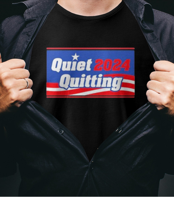 Quiet Quitting 2024 Star Stripes T-Shirt