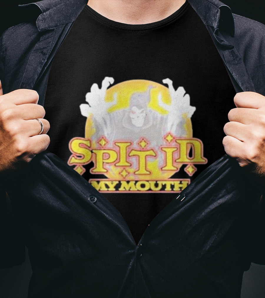 SPIT IN MY MOUTH Villain T-Shirt
