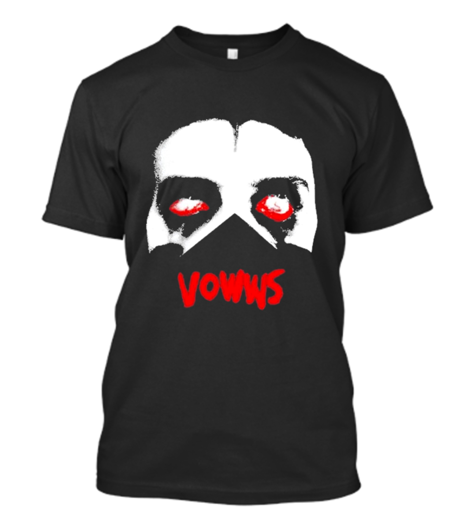 Vowws Hollow Face Red Eyes T-Shirt