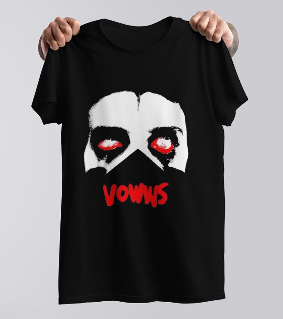 Vowws Hollow Face Red Eyes T-Shirt