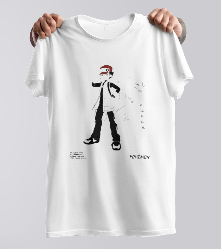 Pokemon Uniqlo UT Red Charizard Japan JP Pokemon Masters EX Ash XL T-Shirt