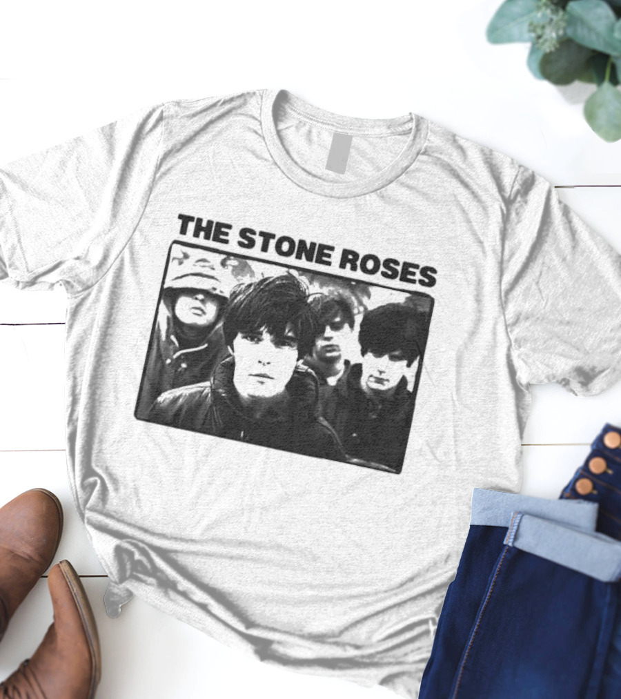 THE STONE ROSES Band Photo Members Iconic T-Shirt