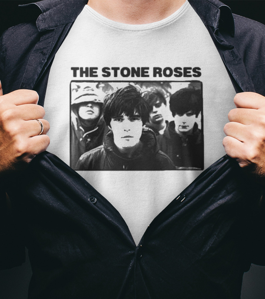 THE STONE ROSES Band Photo Members Iconic T-Shirt