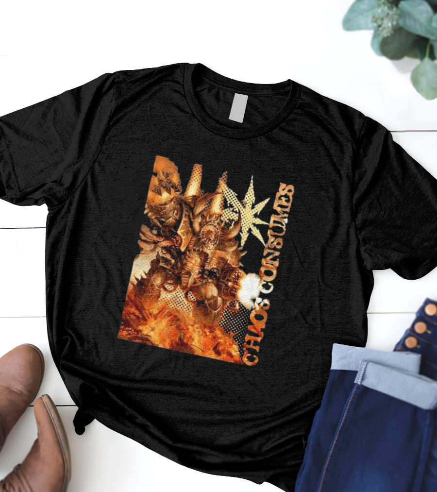 Chaos Consumes Helbrute Malodrax Kraegon Thul T-Shirt