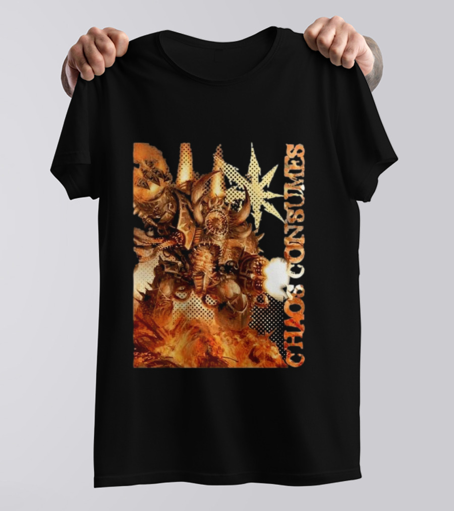 Chaos Consumes Helbrute Malodrax Kraegon Thul T-Shirt