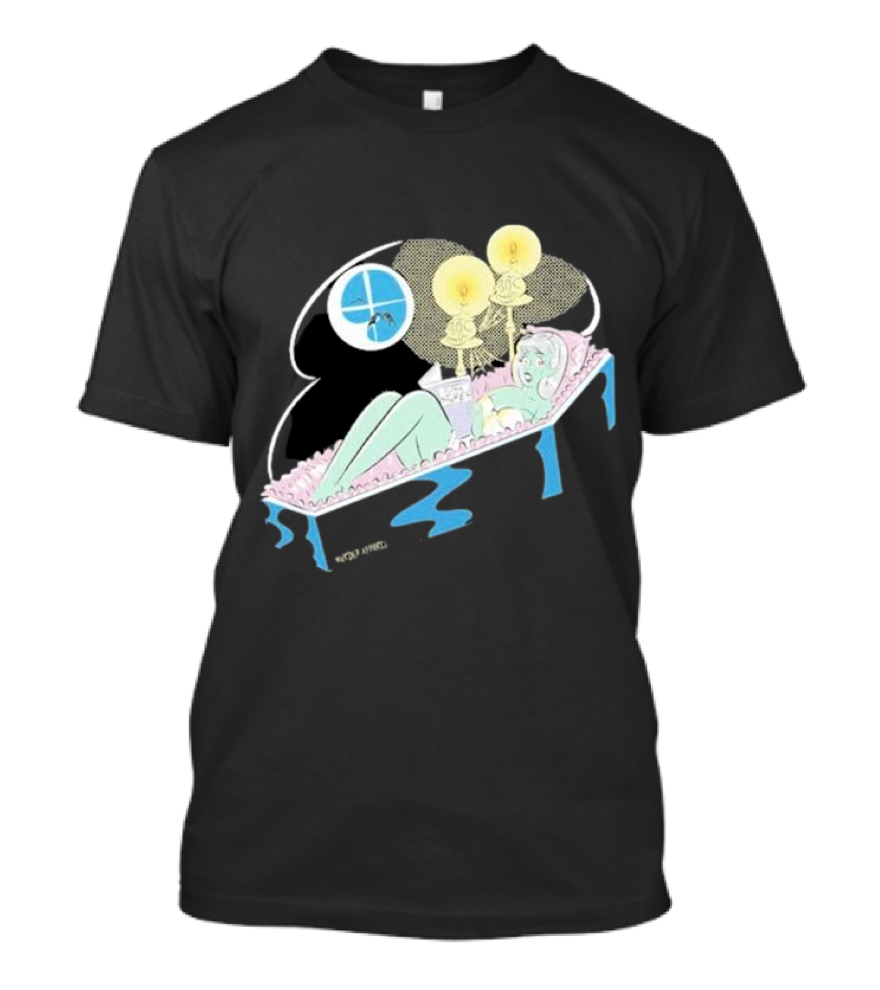 Real Monsters Lying In The Grave Creepy Artwork By Stacy Eyles T-Shirt