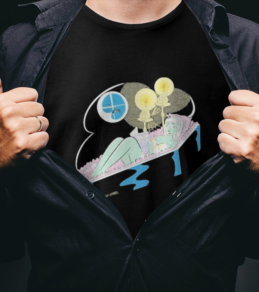 Real Monsters Lying In The Grave Creepy Artwork By Stacy Eyles T-Shirt