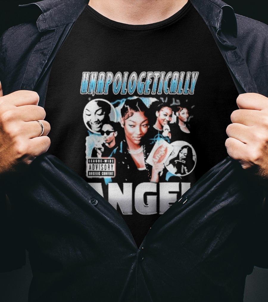 Unapologetically Angel Parental Advisory Explicit Content T-Shirt