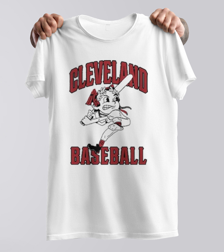Cleveland Baseball Retro Chief Wahoo Character T-Shirt