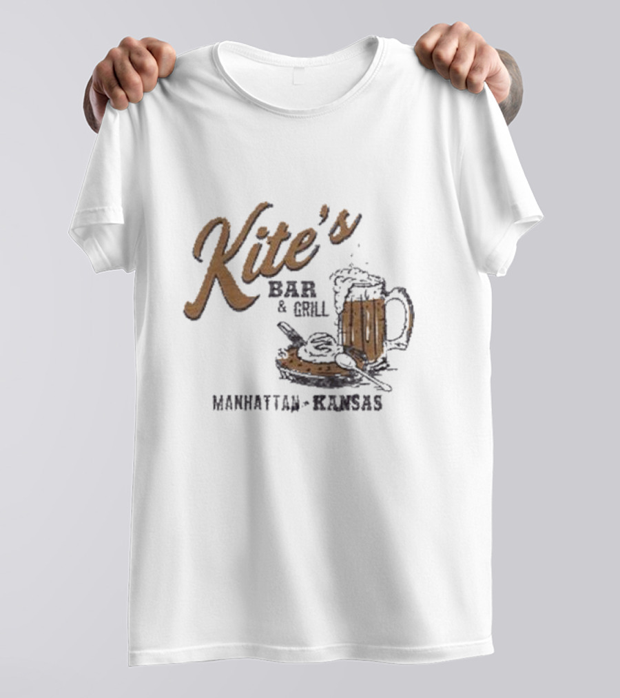 Kite's Bar And Grill Manhattan Kansas Beer And Food T-Shirt