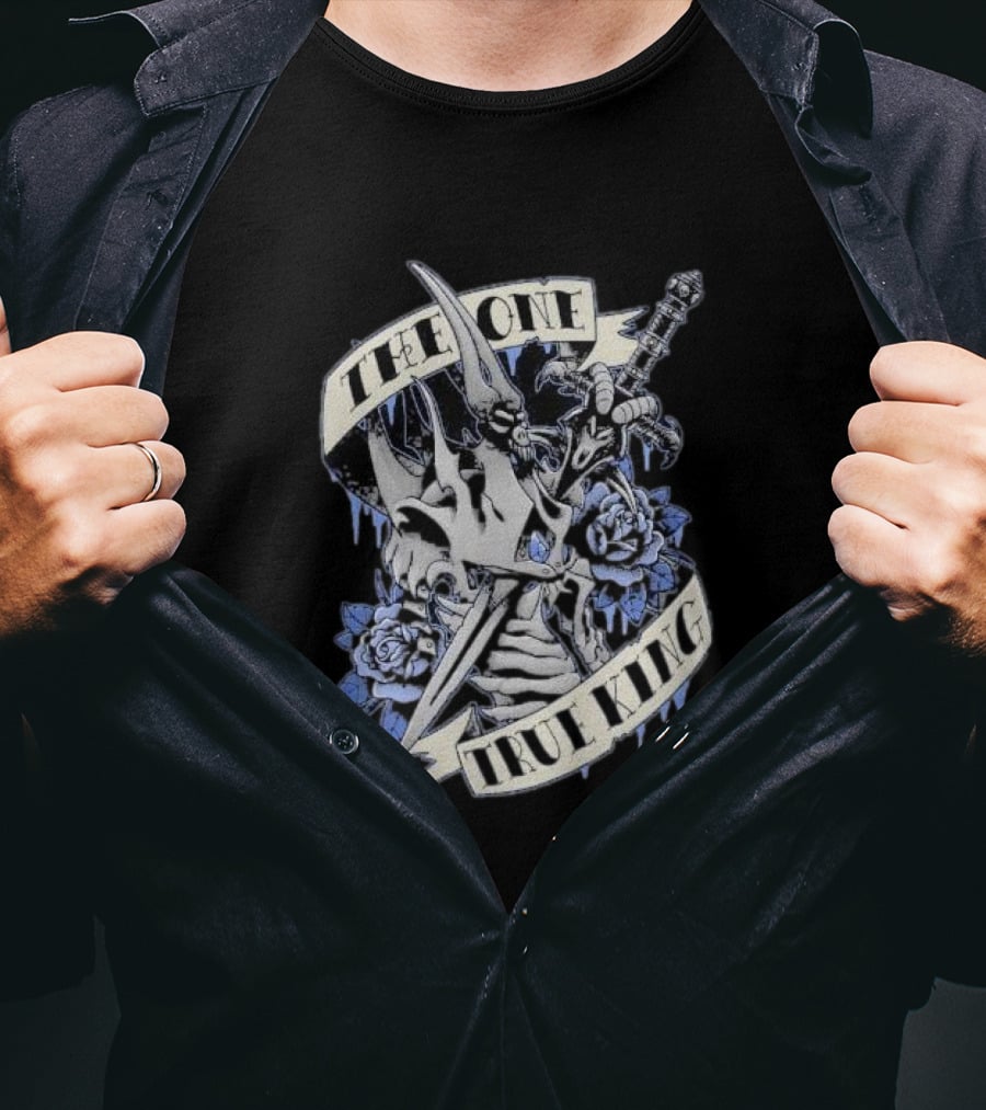 World Of Warcraft Sword And Roses The One True King T-Shirt