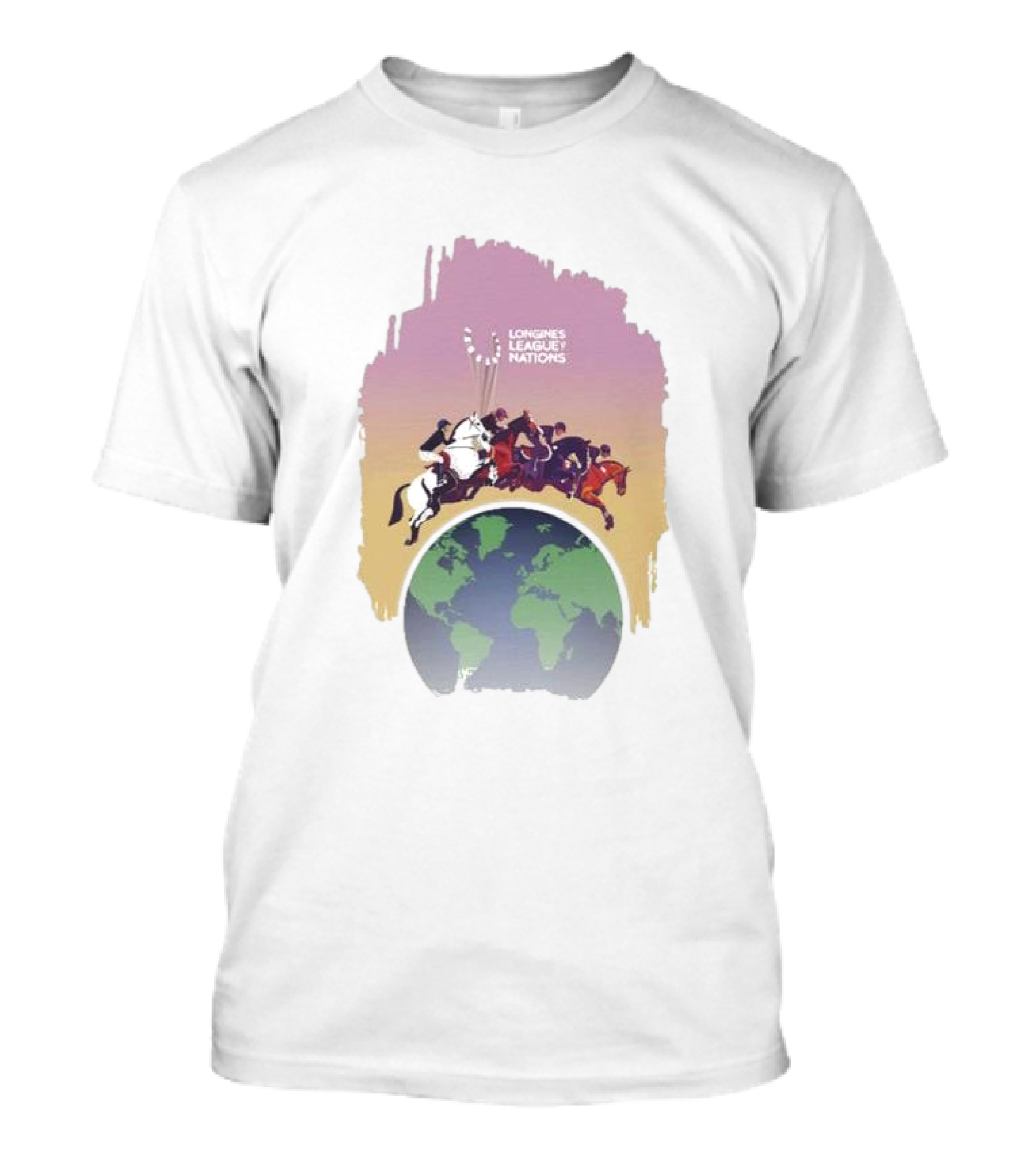 Longines League Nations Polo Riders Over Globe LLN Fan T-Shirt