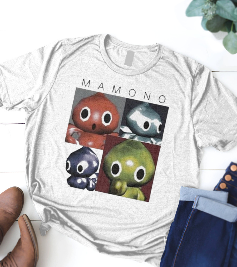 Mamono Ss24 Cute Colorful Creatures Quartet Chowlf T-Shirt