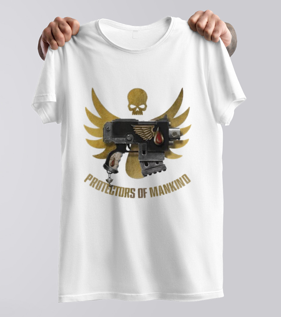 Protectors Of Mankind Blood Angels Warhammer Iconic Emblem T-Shirt