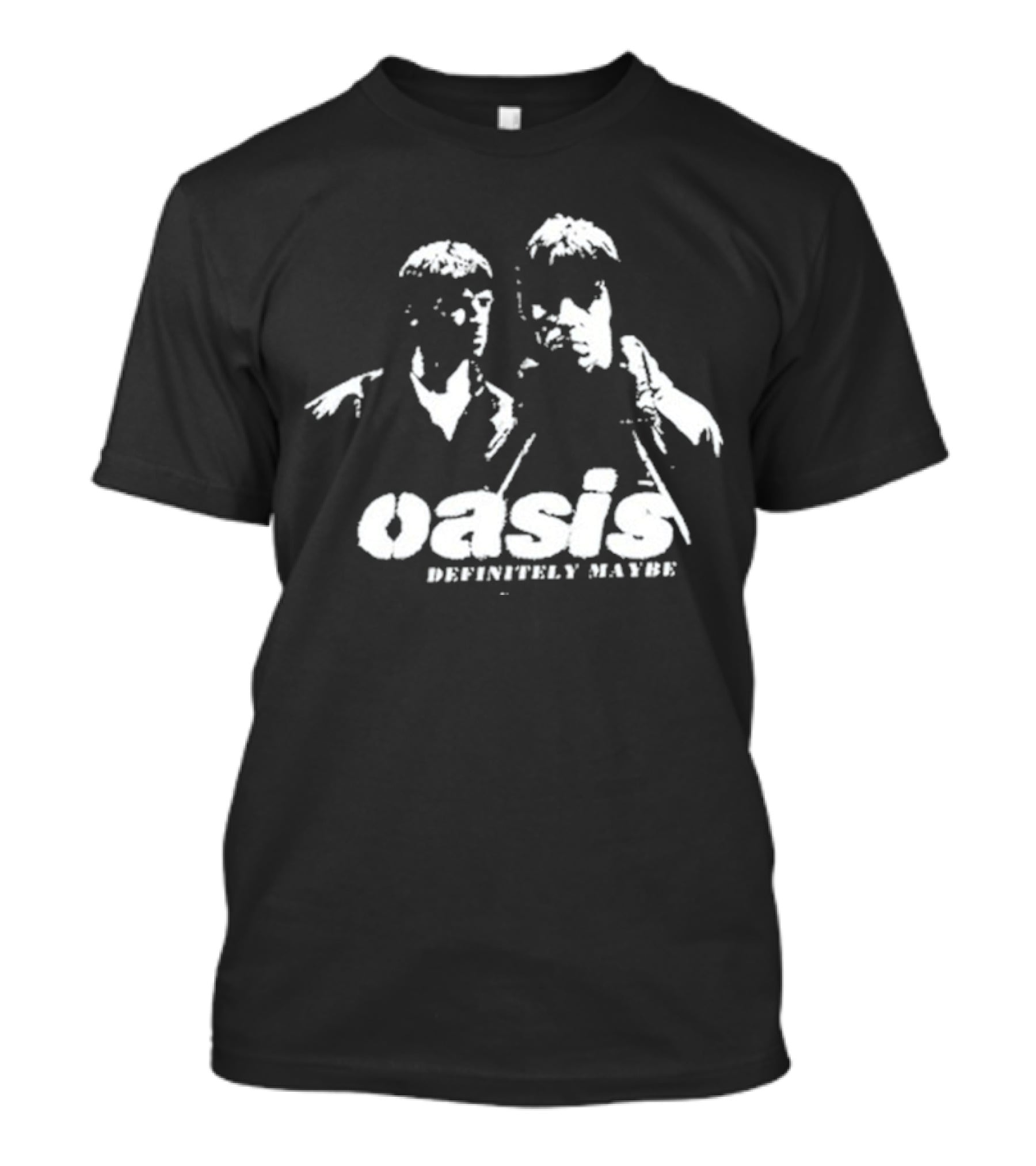 Oasis Definitely Maybe Photo Stencil T-Shirt
