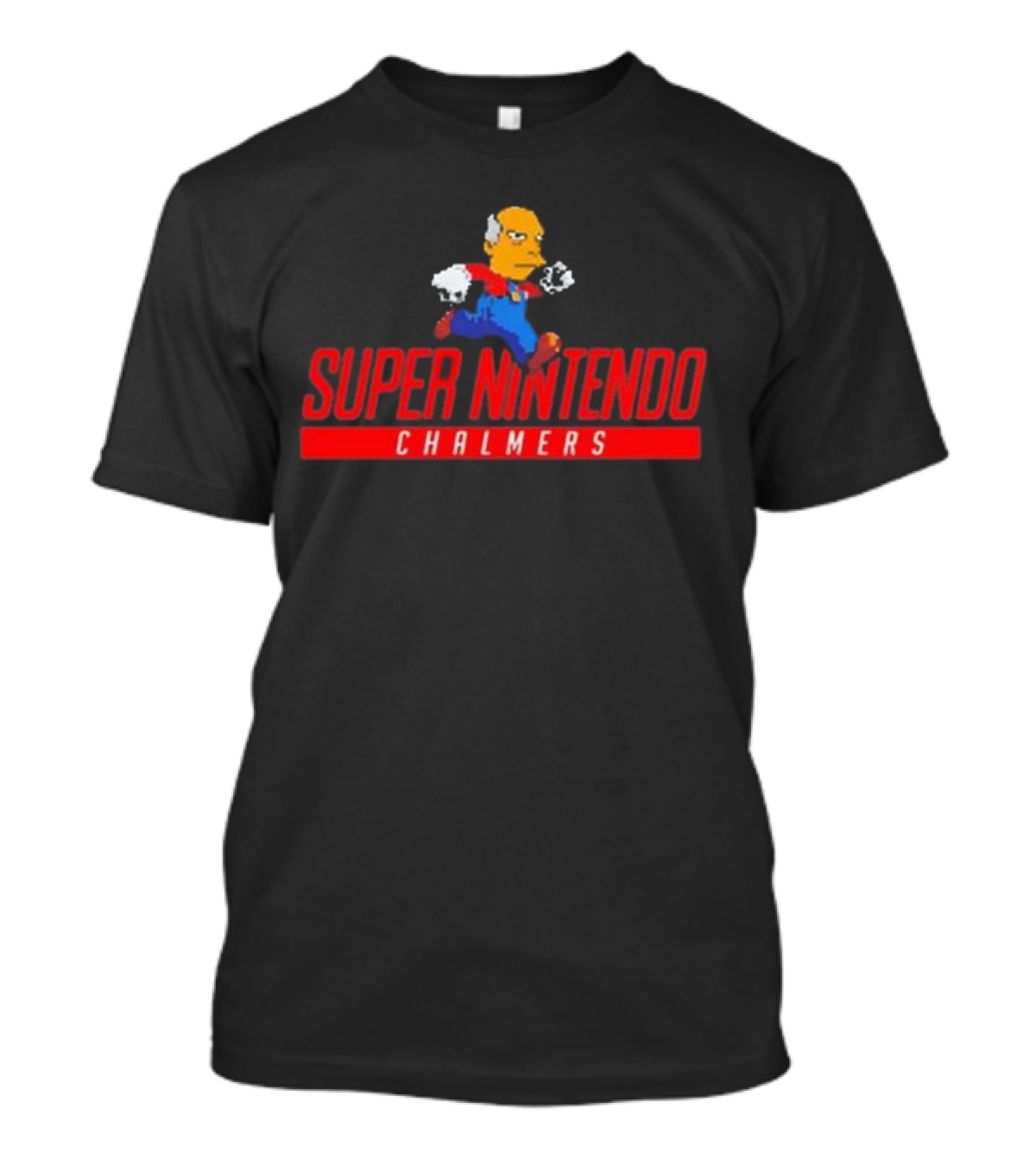 Super Nintendo Chalmers 8-Bit Character T-Shirt