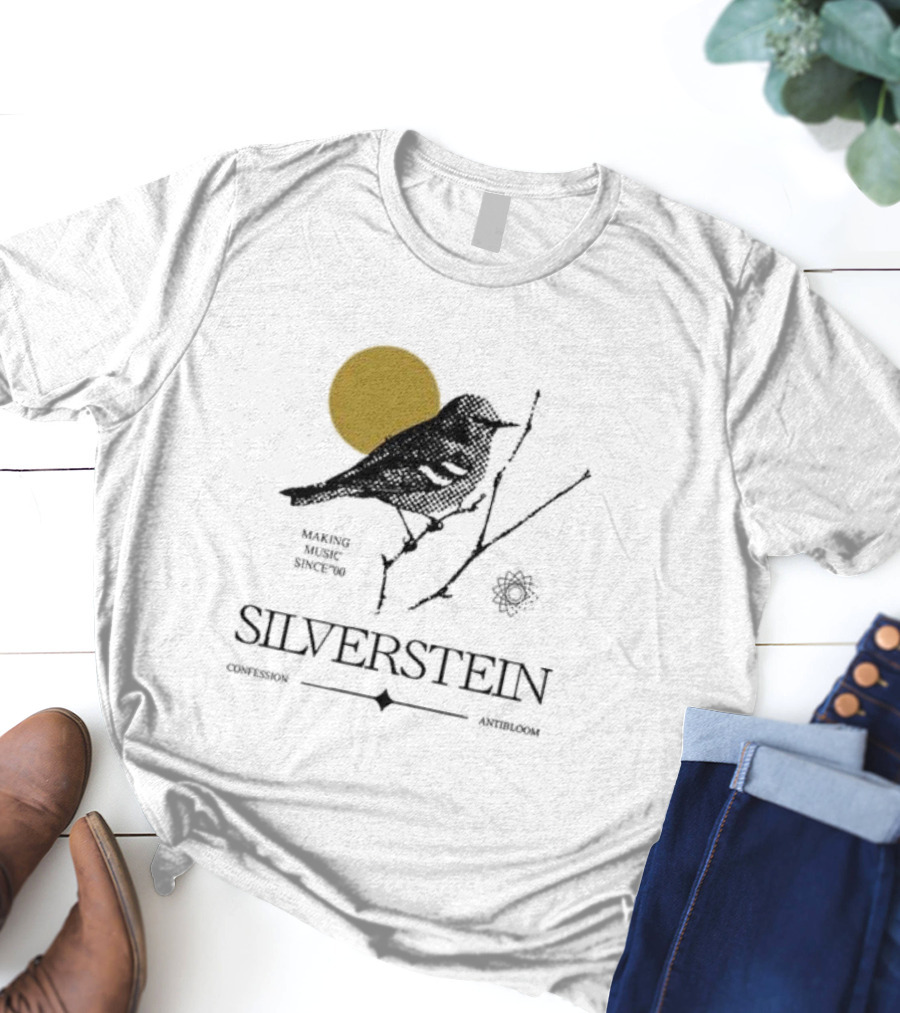 Silverstein Making Music Since '00 Confession Antibloom Bird And Sun T-Shirt