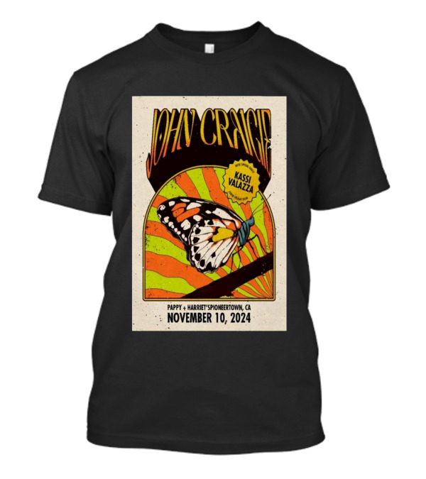 John Craigie And Kassi Valazza Live At Pappy + Harriet's Pioneertown CA November 10 T-Shirt