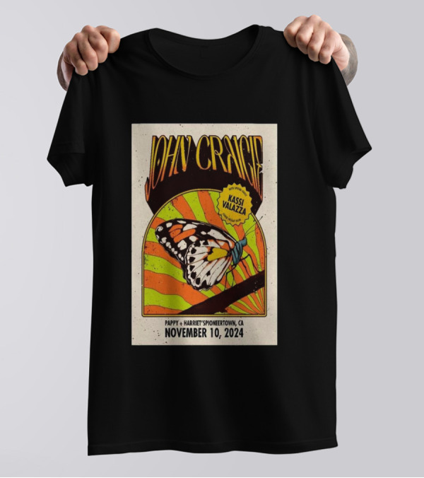 John Craigie And Kassi Valazza Live At Pappy + Harriet's Pioneertown CA November 10 T-Shirt