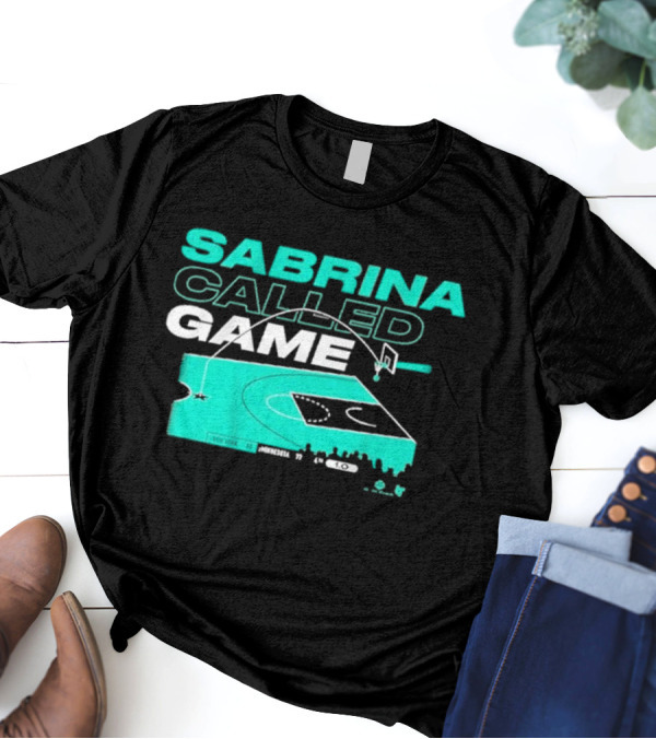 Sabrina Called Game New York Minnesota 4th Quarter Basketball Court T-Shirt