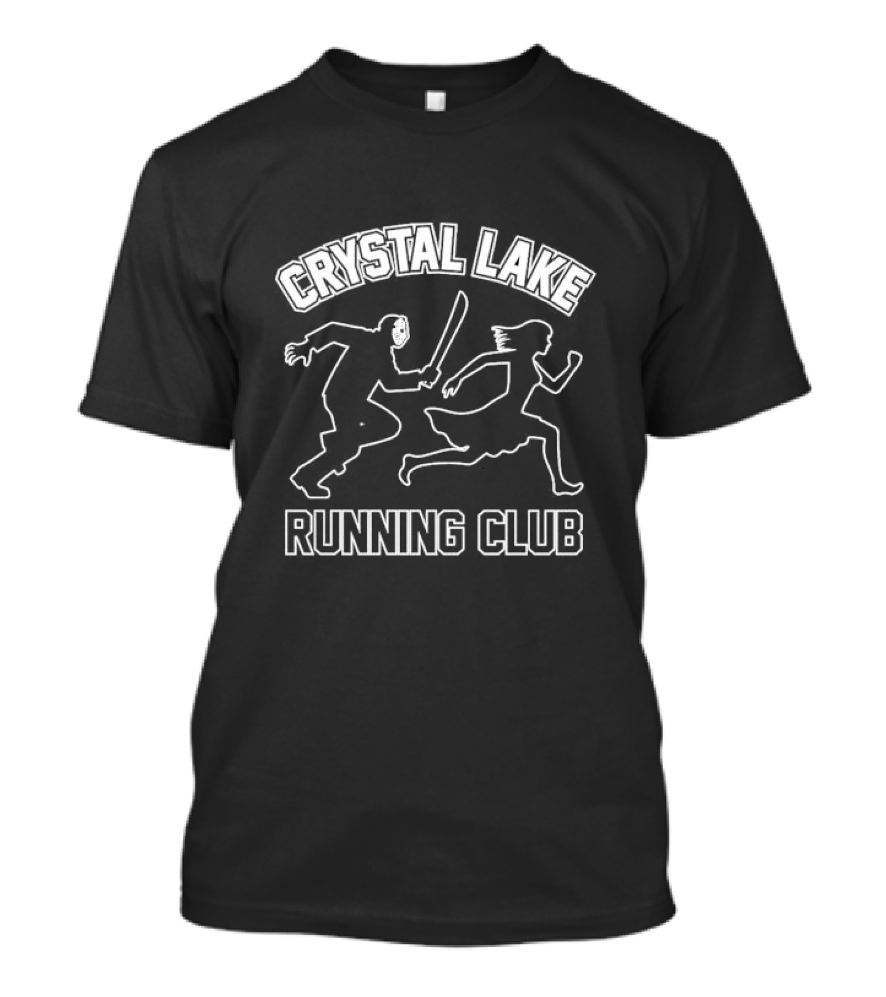 Crystal Lake Running Club Jason Voorhees Chase Scene T-Shirt