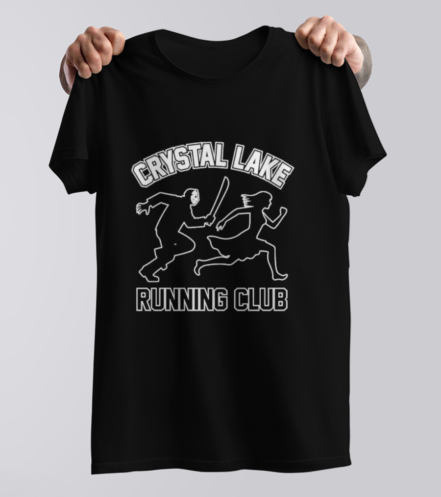 Crystal Lake Running Club Jason Voorhees Chase Scene T-Shirt