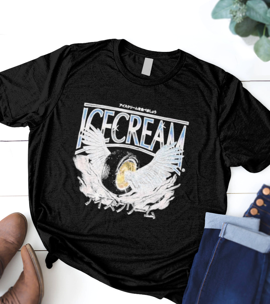 Icecream Heaven Winged Tire T-Shirt