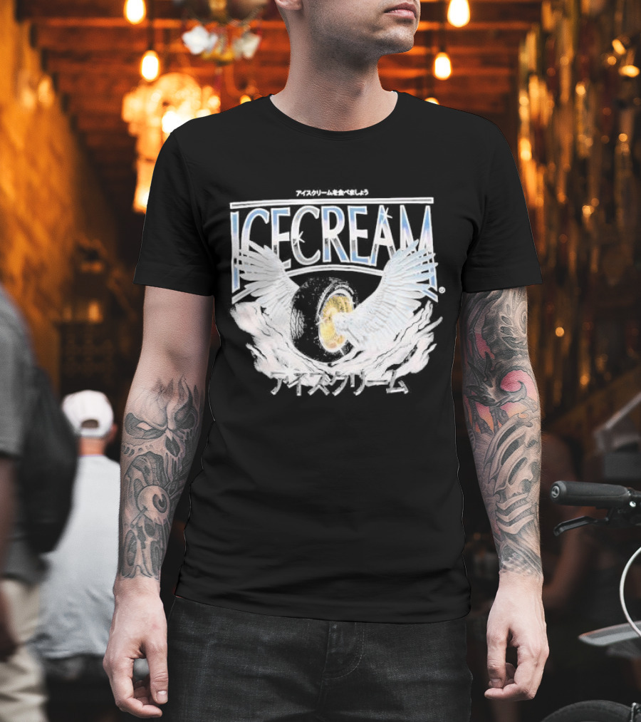 Icecream Heaven Winged Tire T-Shirt