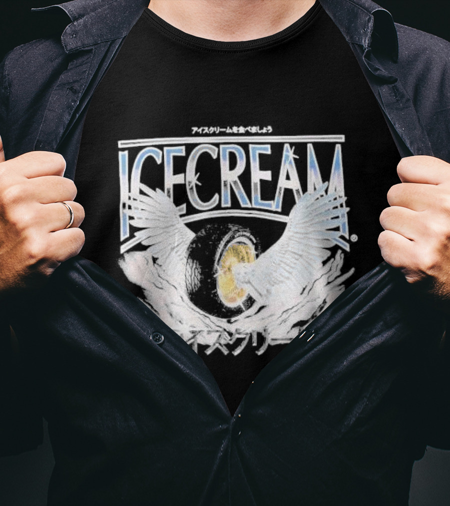 Icecream Heaven Winged Tire T-Shirt