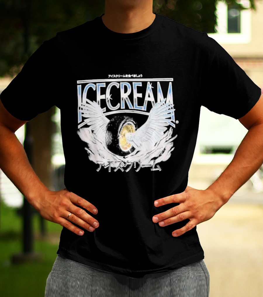 Icecream Heaven Winged Tire T-Shirt
