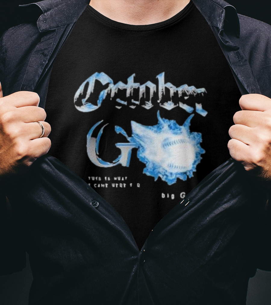 October G Big G27 Jomboy Media Baseball T-Shirt