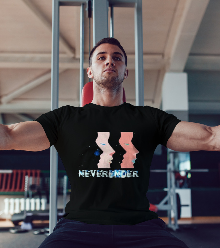 NEVERENDER Faces With Stars Cosmic Justice T-Shirt