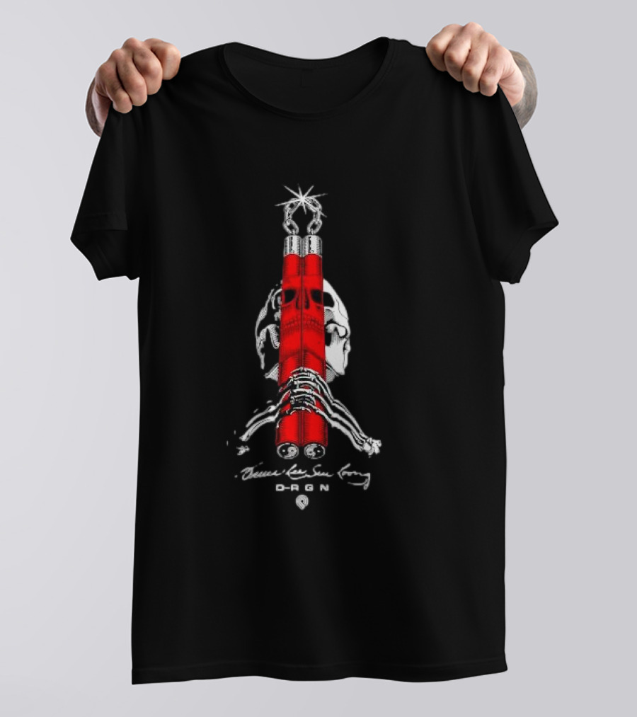 Powell Peralta Bruce Lee Nunchucks Skull DRGN Collab T-Shirt