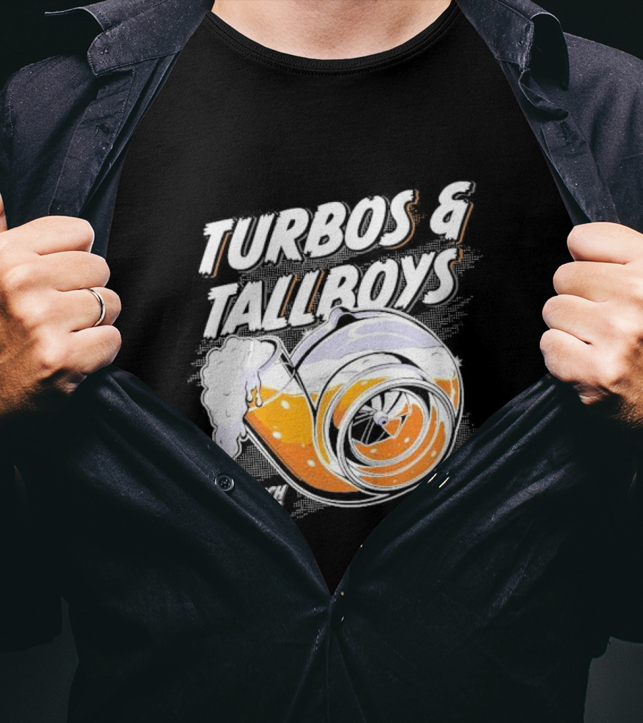 Turbos And Tallboys Wrench Workz Turbocharger Beer Fusion T-Shirt