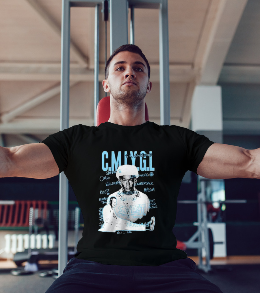 C.M.I.Y.G.L. Tyler Call Me If You Get Lost Sweet Journey S.R. Baudelaire Portrait Saffron Lemonhead Corso Wilshire Lumberjack Massa T-Shirt