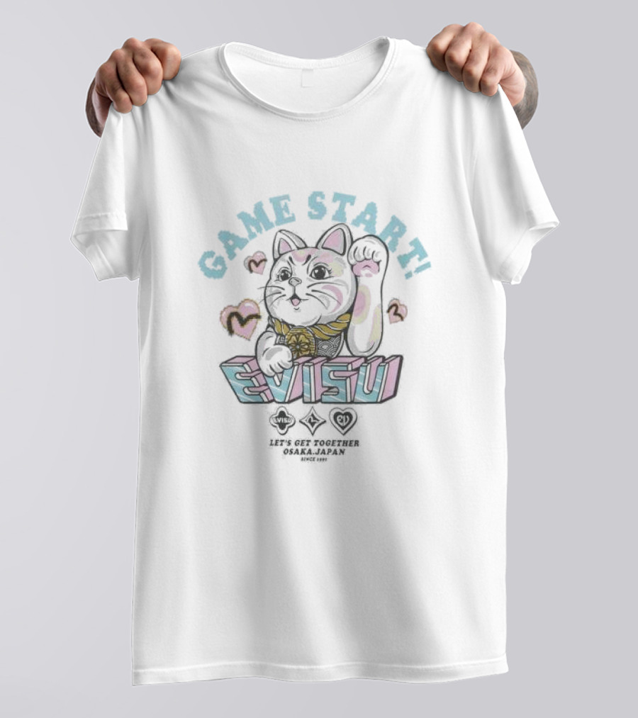 Game Start Evisu Let’s Get Together Osaka Japan Since 1993 T-Shirt