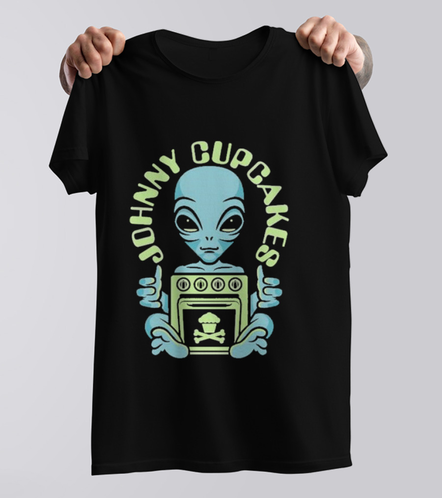 Johnny Cupcakes Alien Oven Skull Glow T-Shirt