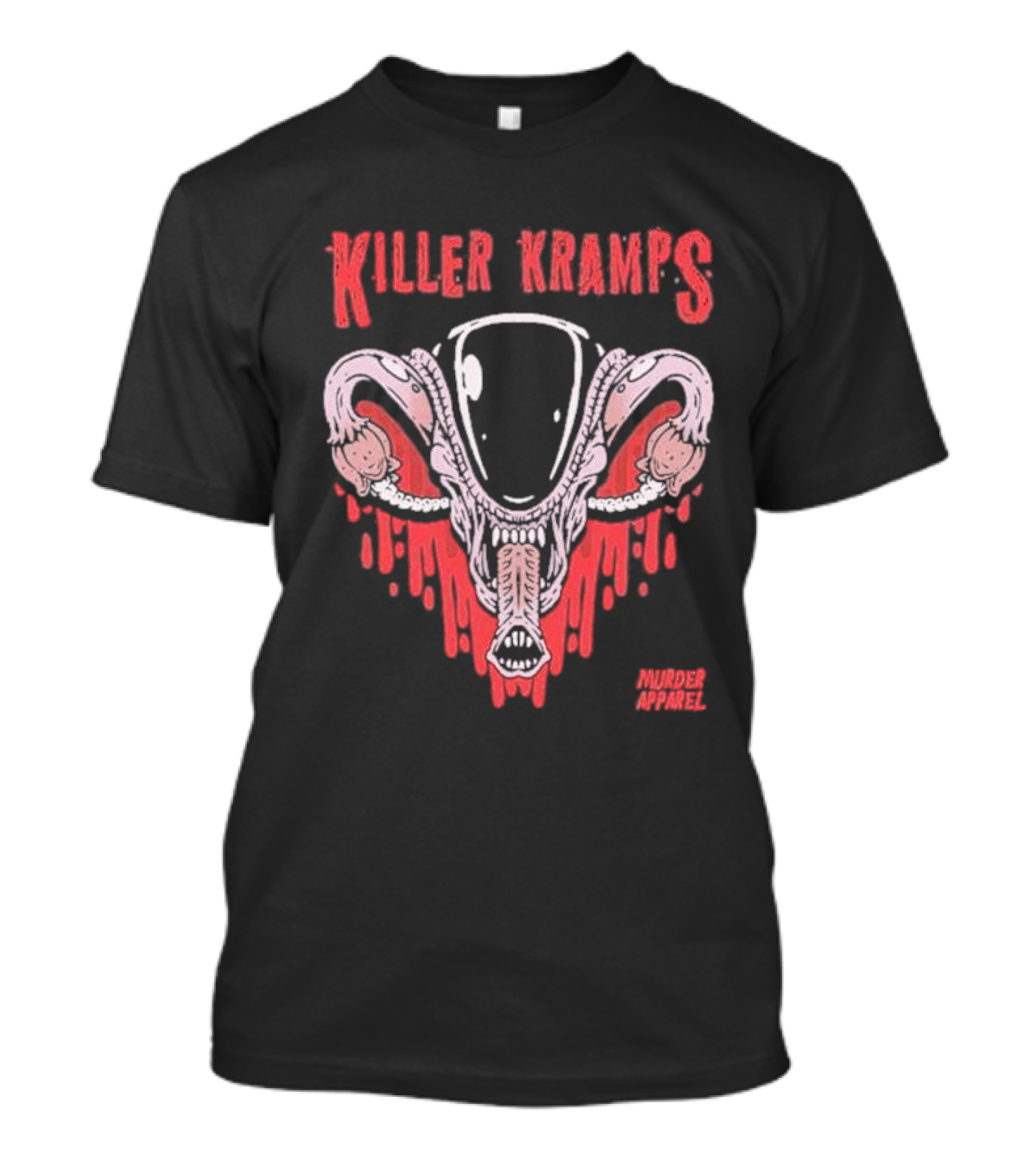 Killer Kramps Alien Murder Apparel Dripping Horror T-Shirt