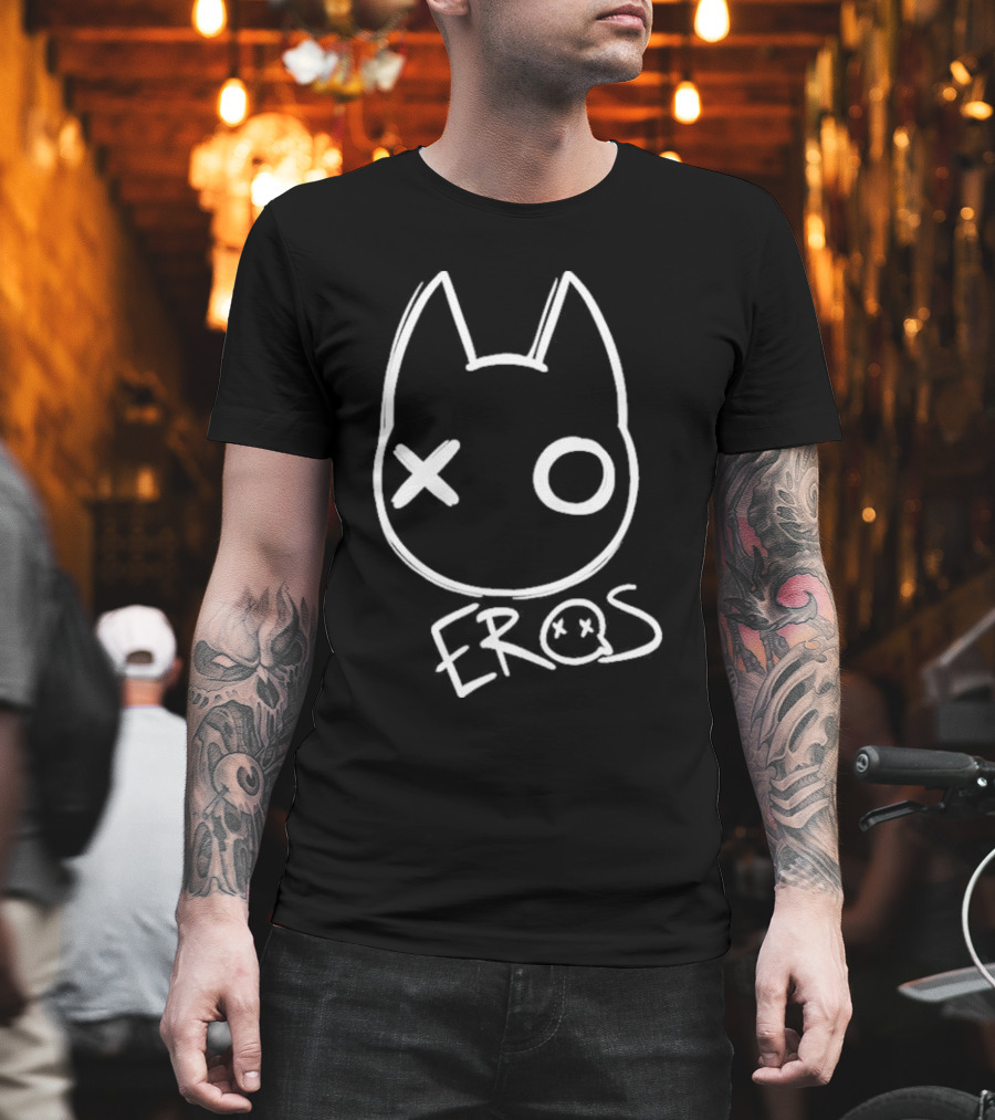 Neko Eros XO Cat Face T-Shirt