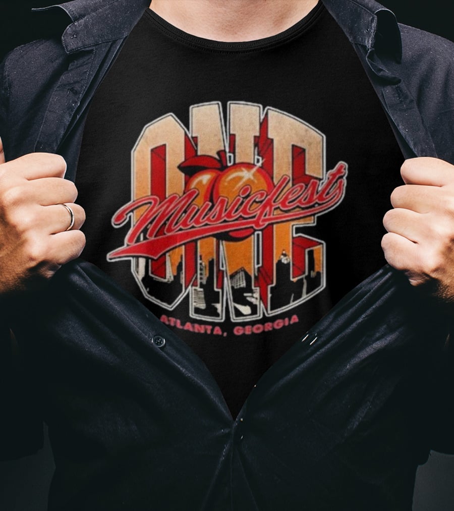 ONE Musicfest Big Peach ONE Atlanta Georgia T-Shirt