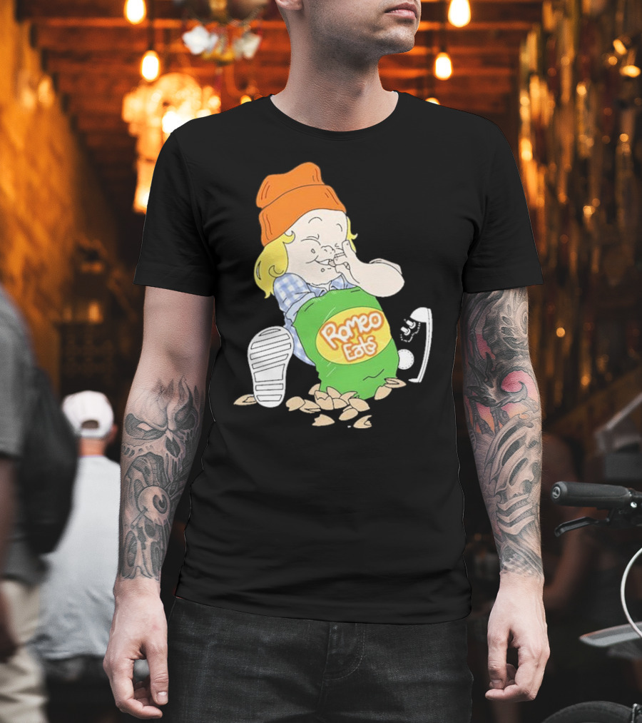 Romeo Eats Almonds Bag Toddler Sneaker Orange Hat T-Shirt