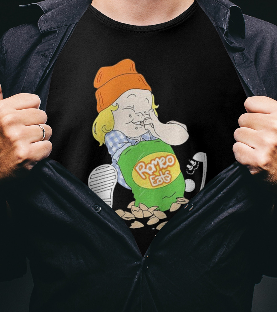 Romeo Eats Almonds Bag Toddler Sneaker Orange Hat T-Shirt