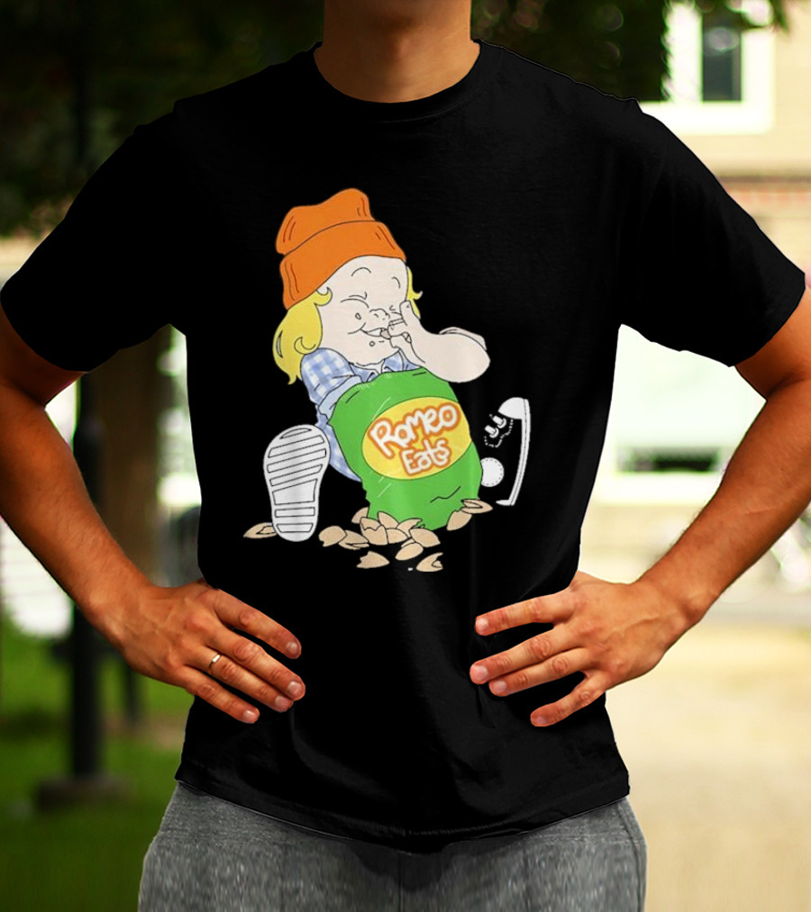 Romeo Eats Almonds Bag Toddler Sneaker Orange Hat T-Shirt