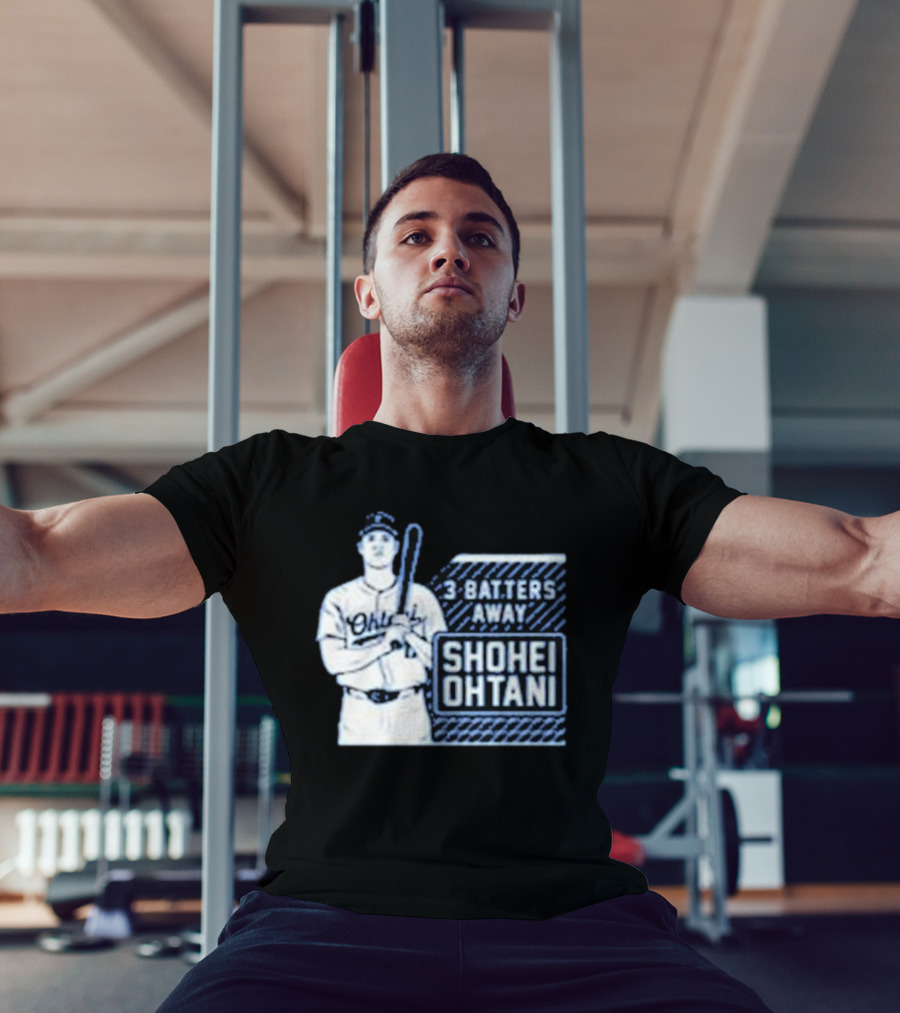 Shohei Ohtani 3 Batters Away Tracker T-Shirt