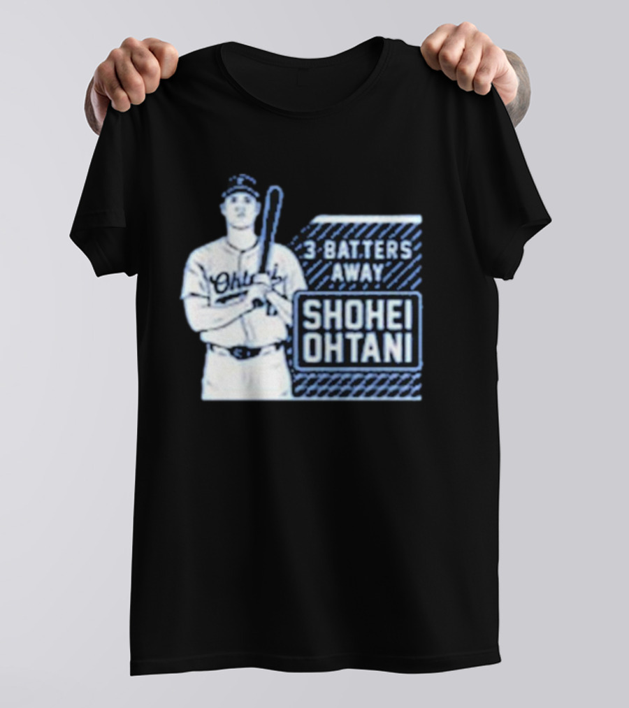 Shohei Ohtani 3 Batters Away Tracker T-Shirt