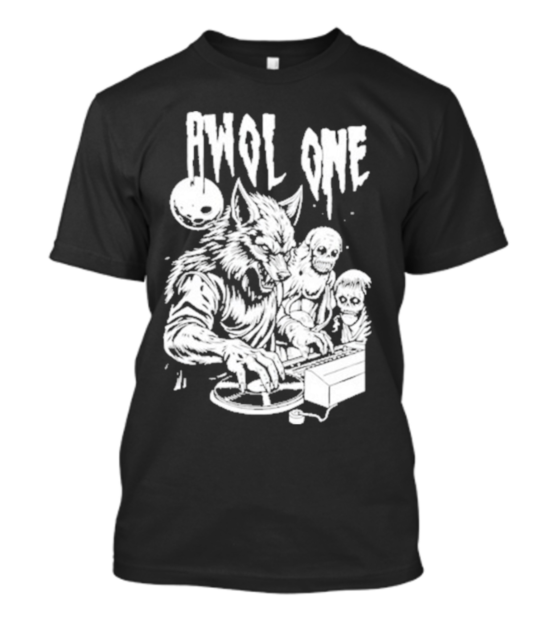 AWOL One Werewolf DJ With Creatures T-Shirt