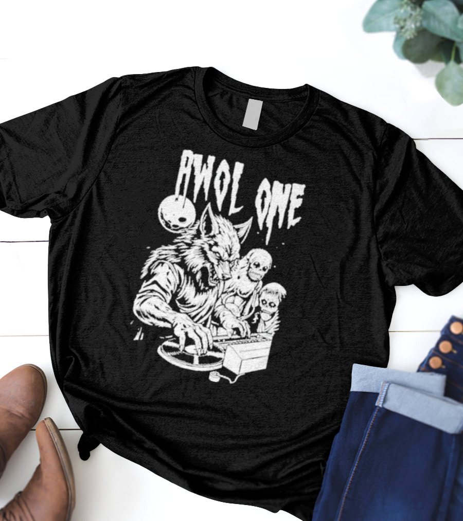 AWOL One Werewolf DJ With Creatures T-Shirt