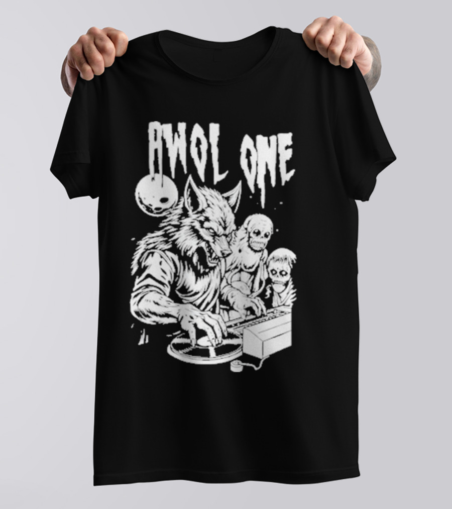 AWOL One Werewolf DJ With Creatures T-Shirt